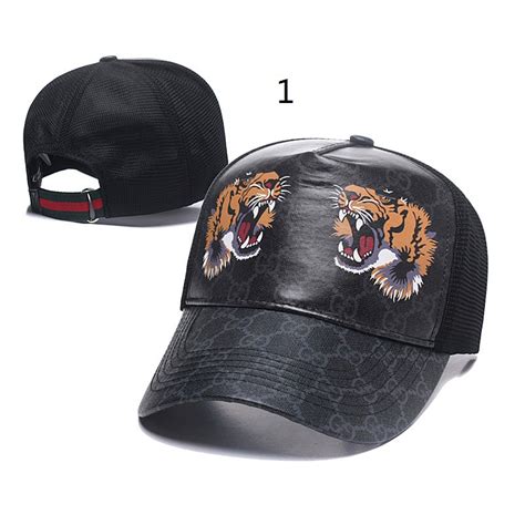 gucci hat tiger black|gucci tiger necklace.